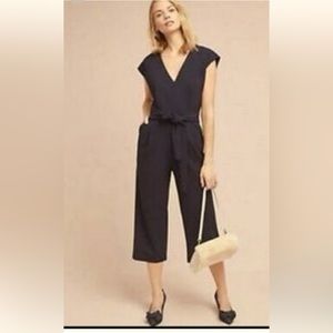 black Anthropologie formal pant suit